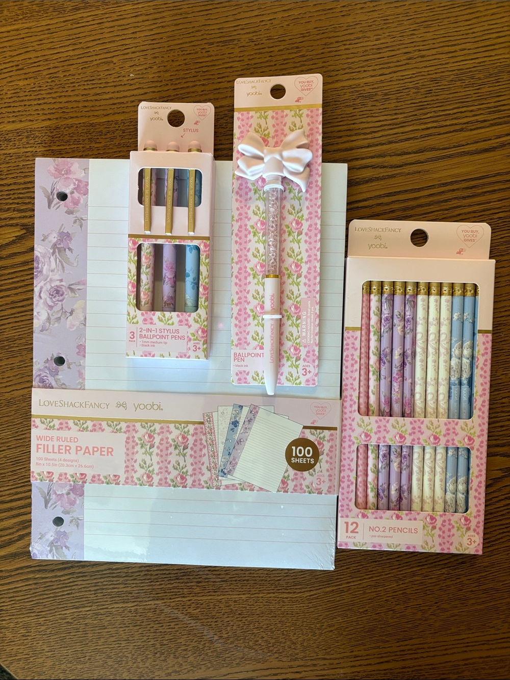 Love Shack Fancy x Target - School supplies bundle